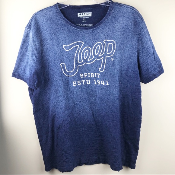Lucky Brand Other - Lucky Brand Jeep vintage inspired ombré tee